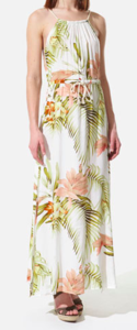 OYSHO Tropical print dress XS-S size