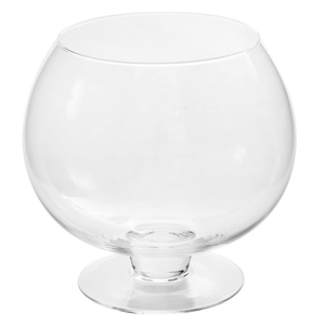 Ваза декоративная GLASS Q03020022 стеклянная Бокал h25см