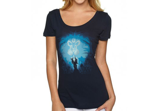 World of Warcraft Alliance Silhouette Women's Scoop Tee