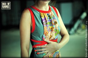 Платье Огонёк - тёмно-зелёный,платье,handmade,на заказ,красивое платье