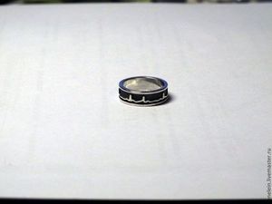 Серебряное кольцо "Кардиограмма 2" от Инны Неваляйнен