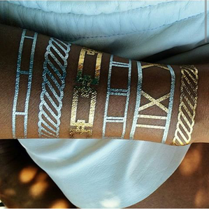 Временные татуировки металические