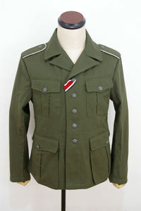 WWII German DAK/Tropical Afrikakorps olivebrown field tunic 1st pattern/M40 L