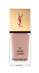 YSL La Laque Couture Beige Leger, No 22.