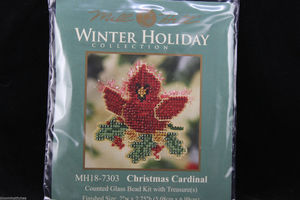 Mill hill christmas cardinal