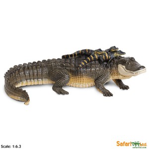 Аллигатор с детенышами Safari