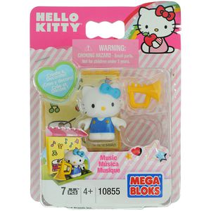 Mega Bloks Набор-конструктор "Hello Kitty: Хобби. Музыкант", 7 элементов