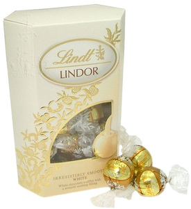 Конфеты Lindor с белым шоколадом