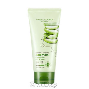 Nature Republic Soothing Moisture Aloe Vera Cleansing Gel FOAM150ML Rinishop | eBay