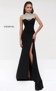 Bead Sherri Hill 21355 Sexy Open Back Prom Dress Evening