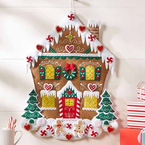 Nordic Gingerbread House Christmas Advent Calendar