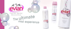Evian natural mineral water Brumisateur facial spray