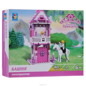 Конструктор 1TOY "Башня", 160 элементов