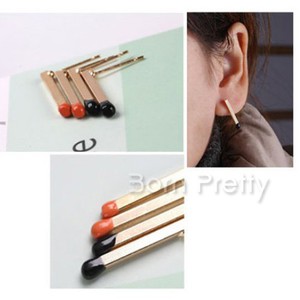 Серьги-спички / Matchstick Shaped Earrings