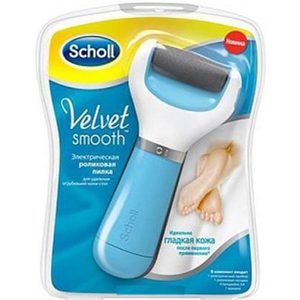 Роликовая пилка для пяточек Scholl Velvet