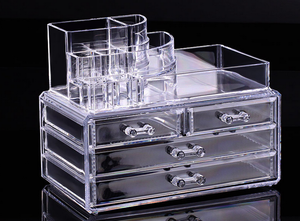 Makeup Organizer Cosmetic Crystal Acrylic Case