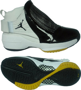 Cheap Nike Air Jordan 19 Black White Wheat Mens Retro Shoes