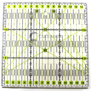 15 x 15cm Quilting Patchwork Ruler