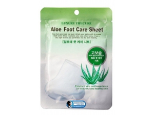 Маска для ног Luxury the Cure Aloe Foot Care Sheet