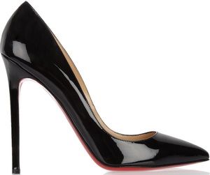 Louboutin Pigalle 10mm, black and nude