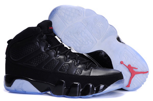 Cheap Nike Air Jordan 9 Black Red White Shoes For Men