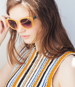 ОЧКИ СОЛНЦЕЗАЩИТНЫЕ ДВУХЦВЕТНЫЕ