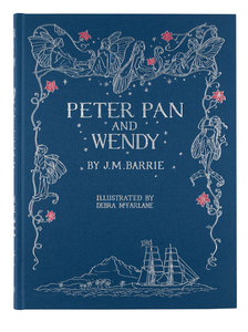 книга "Peter Pan and Wendy" с иллюстрациями Debra McFarlane