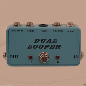 2 Effects Loop True Bypass Pedal