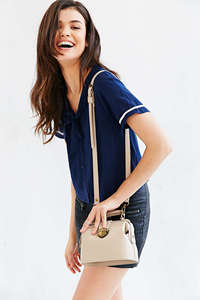 Cooperative Structured Mini Crossbody Bag - BEIGE