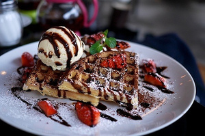 Gaufres pour le dejeuner