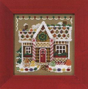 Gingerbread House Cross Stitch Kit by Mill Hill