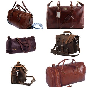 Дорожная кожаная сумка. Варианты 2