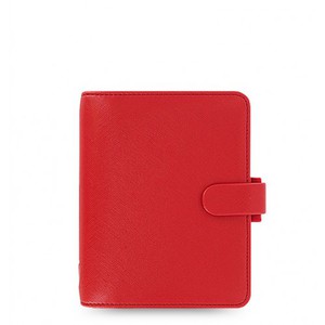 Filofax Saffiano Pocket Poppy