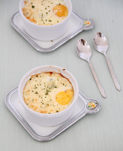 Coddled eggs