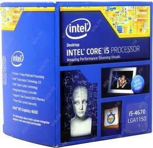 CPU Intel Core i5-4670 3.4 GHz