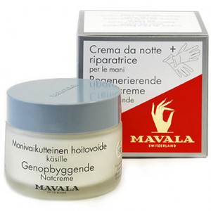 MAVALA Ночной восстанавливающий крем для рук "Repairing Night Cream" с перчатками, 75 мл