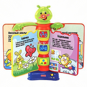 Книжка-игрушка "Смейся и учись. Стихи и рассказы" Fisher-Price