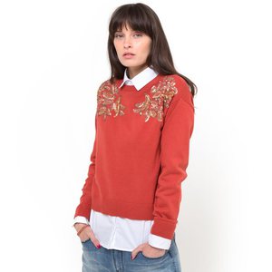 Пуловер с пайетками