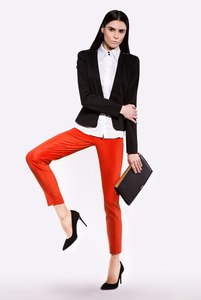 Кирпичные брюки