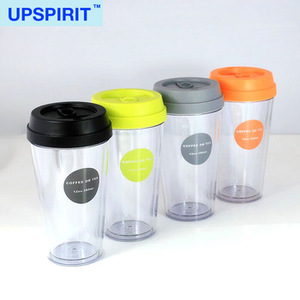 Transparent thermos cup
