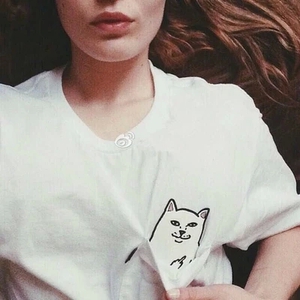 Рубашка с дерзким котом