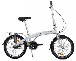 Складной лёгкий велосипед с низкой рамой