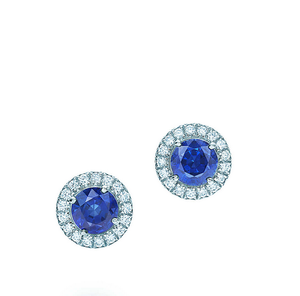 SAPPHIRE AND DIAMOND EARRINGS