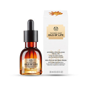 масло для лица Oils of Life Intensely Revitalising Facial Oil, The Body Shop