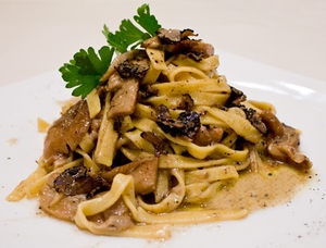 tagliatelle ai funghi di bosco