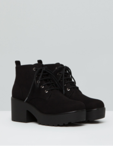 HIGH HEEL ANKLE BOOTS WITH LACE