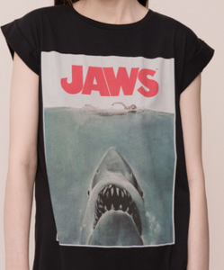 Майка Pull and Bear "JAWS"