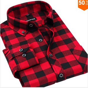 VFan Flannel Men Plaid Shirts 2014 New Autumn Luxury Slim Long Sleeve Brand Formal Business Fashion Dress Warm Shirts E1203