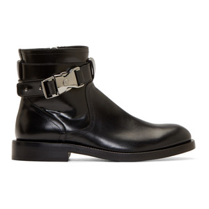 Ботинки Jimmy Choo Black Leather Jamie Boots