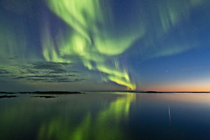 увидеть северное сияние